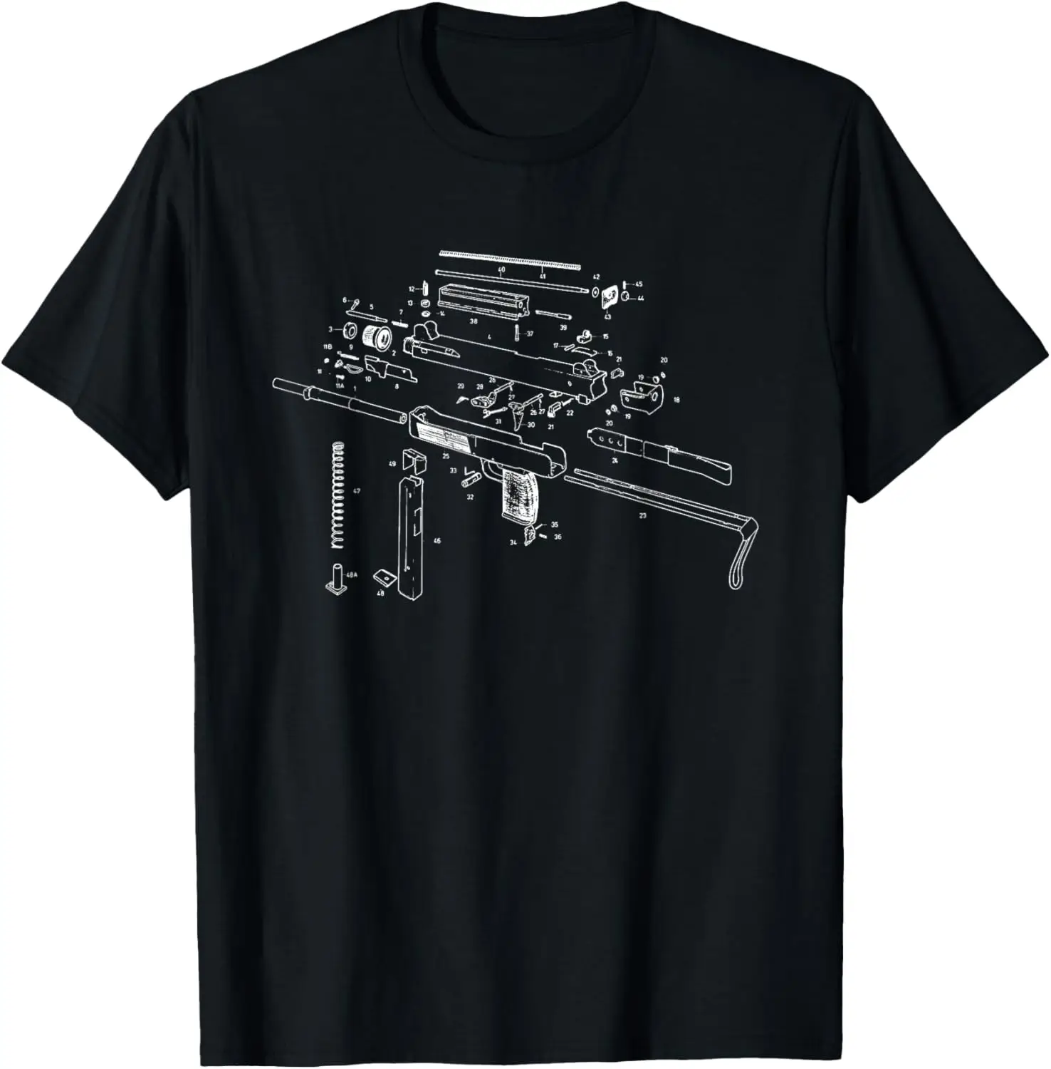 Uzi Schematic Diagram Shirt