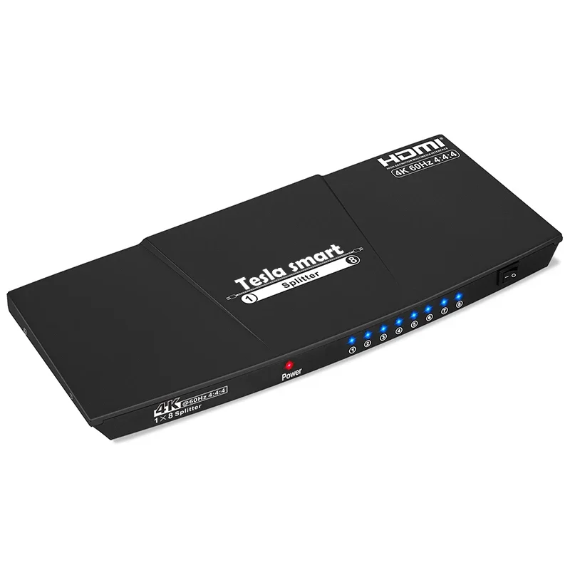 Hot Sale Input 1 Output 8 HDMI Splitter CEC HDCP EDID Video 4K60Hz HDMI Splitter For Office