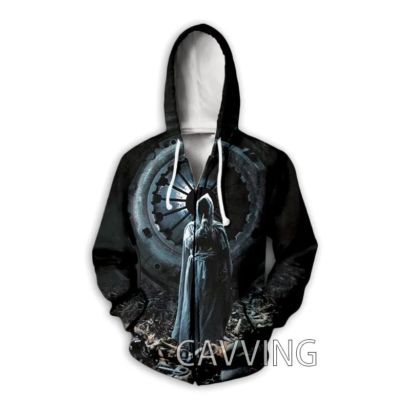 CAVVING 3D Printed  DIMMU BORGIR  Zipper Hoodies Zip Hooded Sweatshirt Harajuku Hoodie Sweatshirt for Men/women   K03