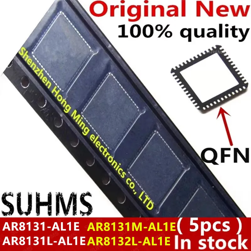 (5piece)100% New AR8131-AL1E AR8131L-AL1E AR8131M-AL1E AR8132L-AL1E AR8131 AL1E AR8131L AL1E AR8131M AL1E AR8132L AL1E QFN-48