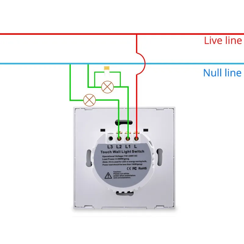 زجاج جدار اللمس التبديل الاتحاد الأوروبي المملكة المتحدة القياسية المقبس لوحة كبيرة الجدار ضوء واحد لايف خط التبديل USB TypeC المقبس صافي التلفزيون Tel المقبس #5