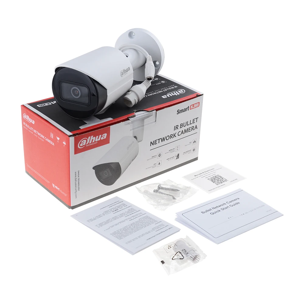 Original Dahua 4K 8MP IPC-HFW2831S-S-S2 4MP IPC-HFW2431S-S-S2 Surveillance IP Camera Security IR 30m P2P Bullet Starlight Camera