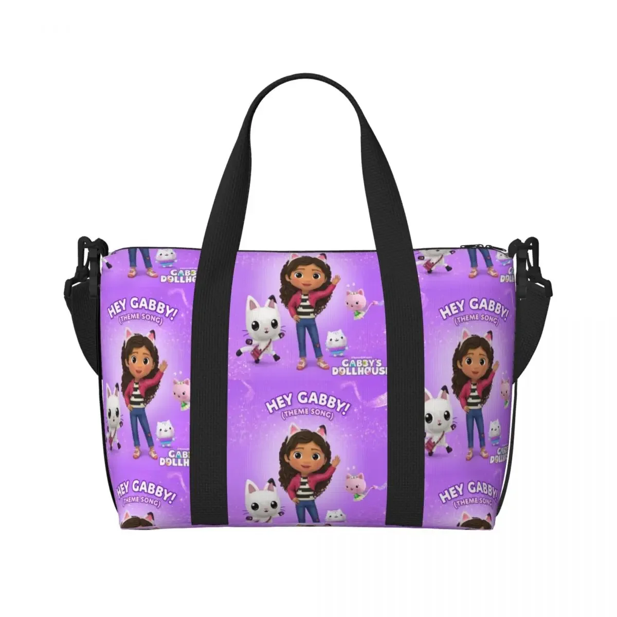 مخصص كبير G-Gabbyses الكرتون حمل حقيبة المرأة Mercat حورية البحر الكتف التسوق رياضة الشاطئ حقيبة السفر