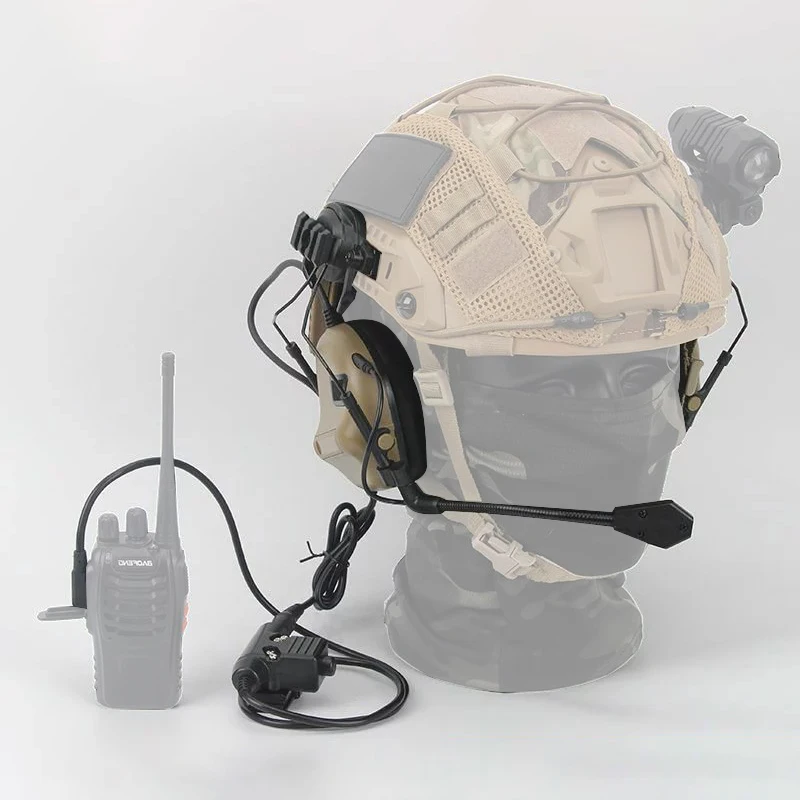 FMA AMP casque PTT Communication KN6 U174/U câble 6 broches pour BF UV-9R HP780 PD680 X1P PD780 PD980 MTP XTS KN QS K connecteur