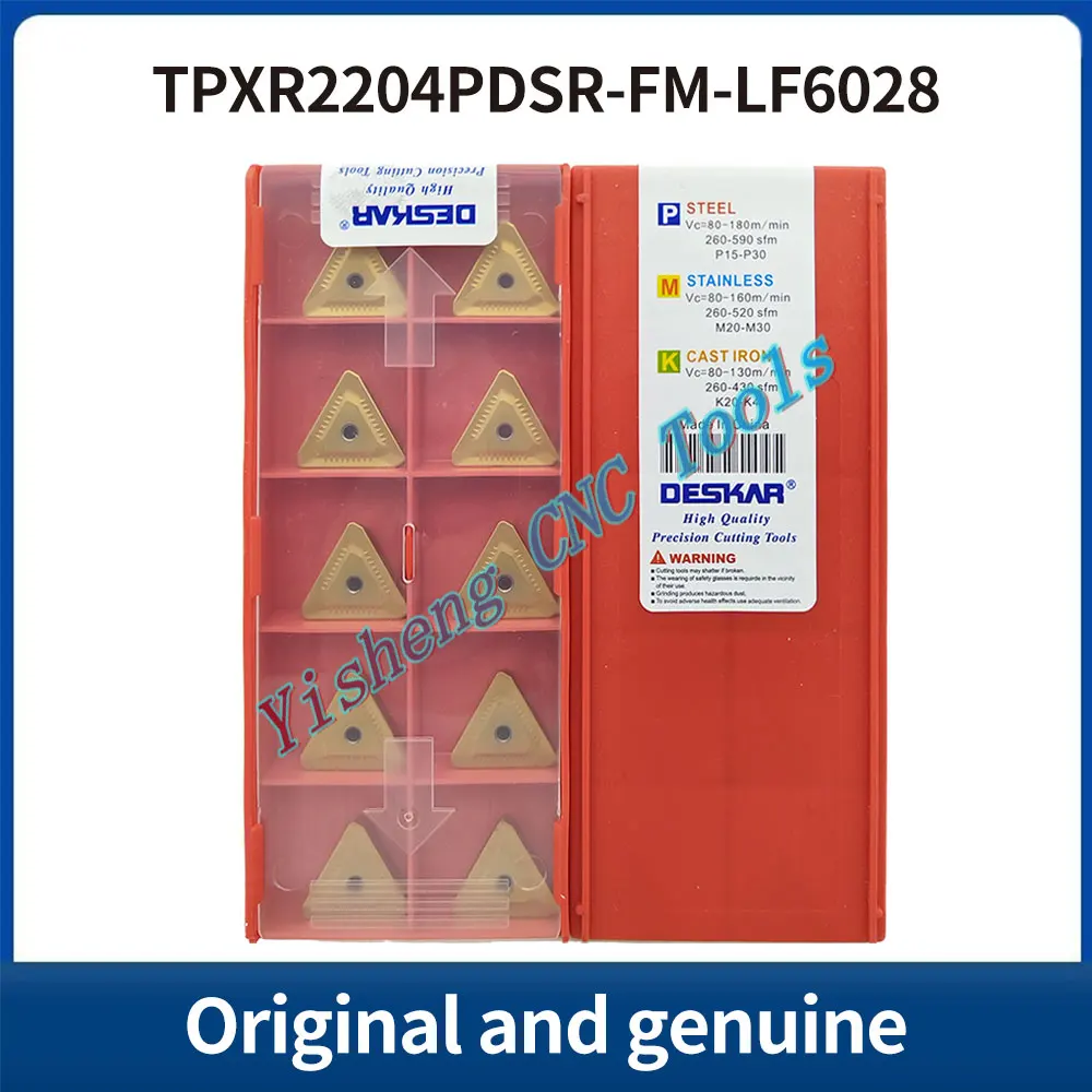 

DESKAR 100% Original TPXR1603PDSR-FM TPXR2204PDSR-FM indexable threading carbide insert
