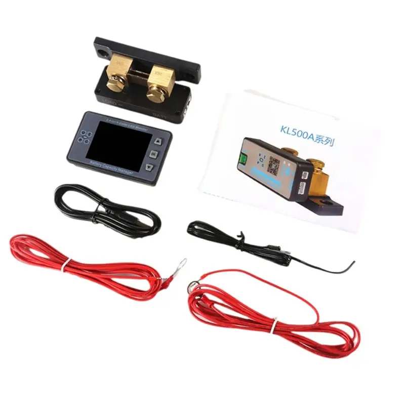 

Измеритель Кулона A84X-KL500A 120В 150А, монитор заряда батареи, измеритель напряжения, тока, емкости, мощности, счетчик Кулона, версия с Bluetooth и приложением