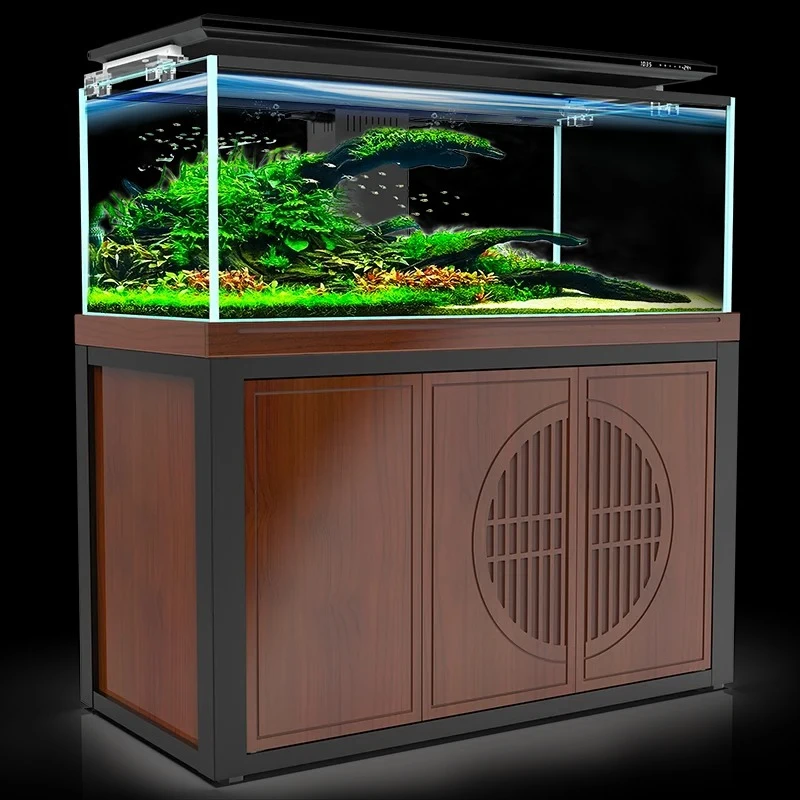 Fish Tank Living Room No Water Change Needed Bottom Filter Aquarium Large Medium Small Household Arowana Tank
