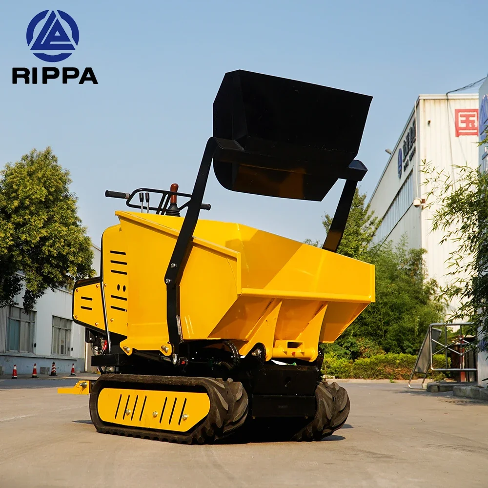 

Mini Track Dumper Mini Dump Truck 500kg 1000kg Electric Crawler Mini Dumper