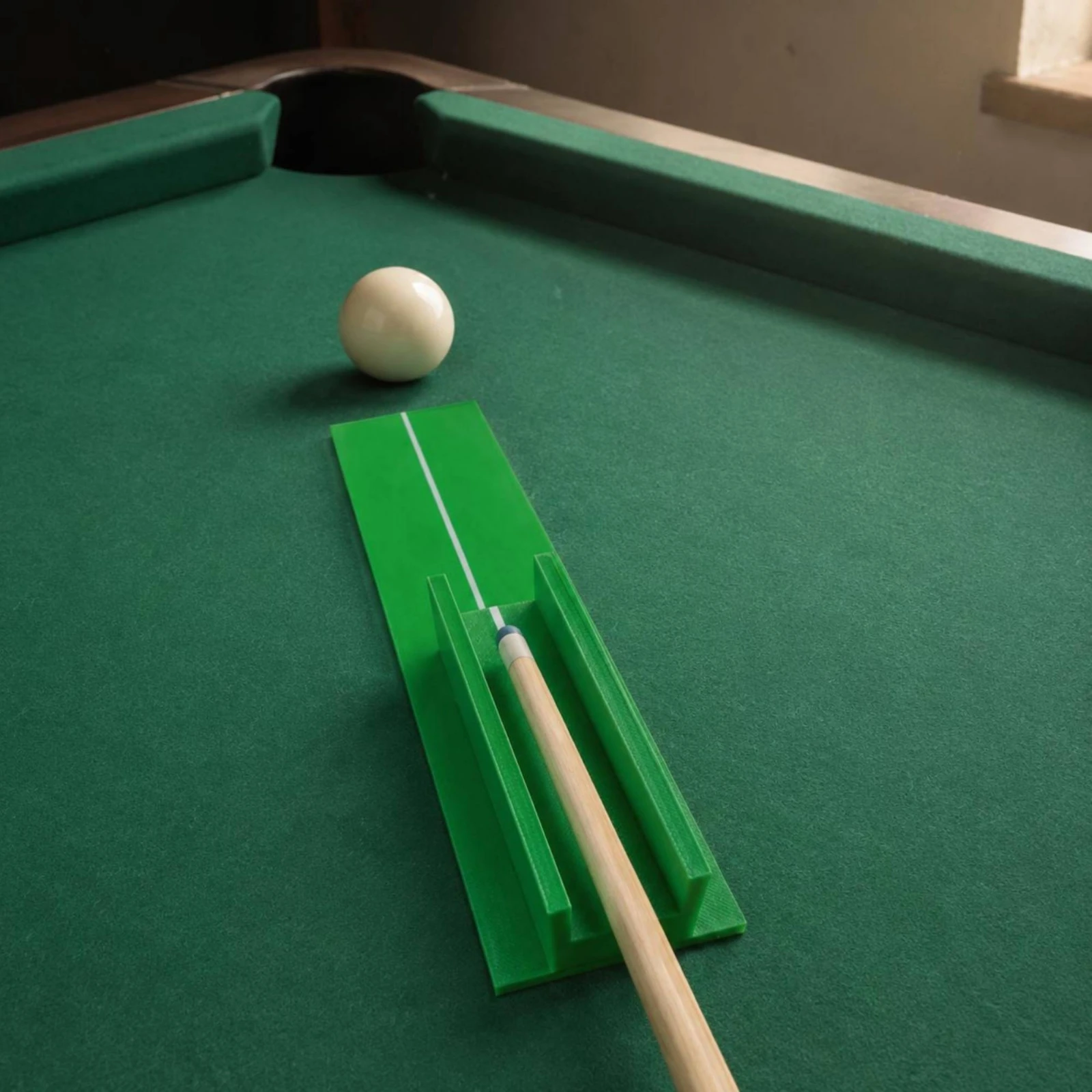 Stroke Practice Aid Raised Channel Cue Alignment Guide Stance Practice Block Grooved Middle Game Accessory Angled Side Rails