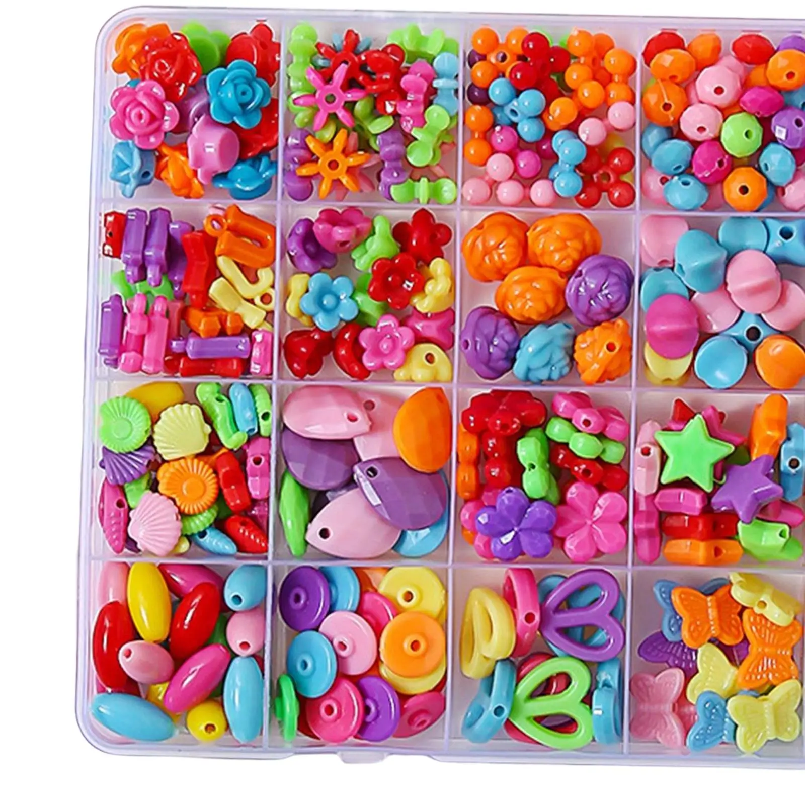 Acrylic Spacer Beads Girls Puzzles Beads for Accessories Craft Supplies
