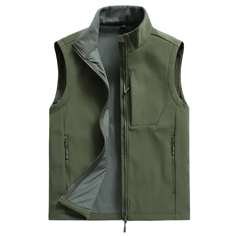 メンズファッションベスト春秋用ヘビーウェイトアウトドアノースリーブベストハイキング、トレッキング、サイクリング、キャンプ、釣りに多用途