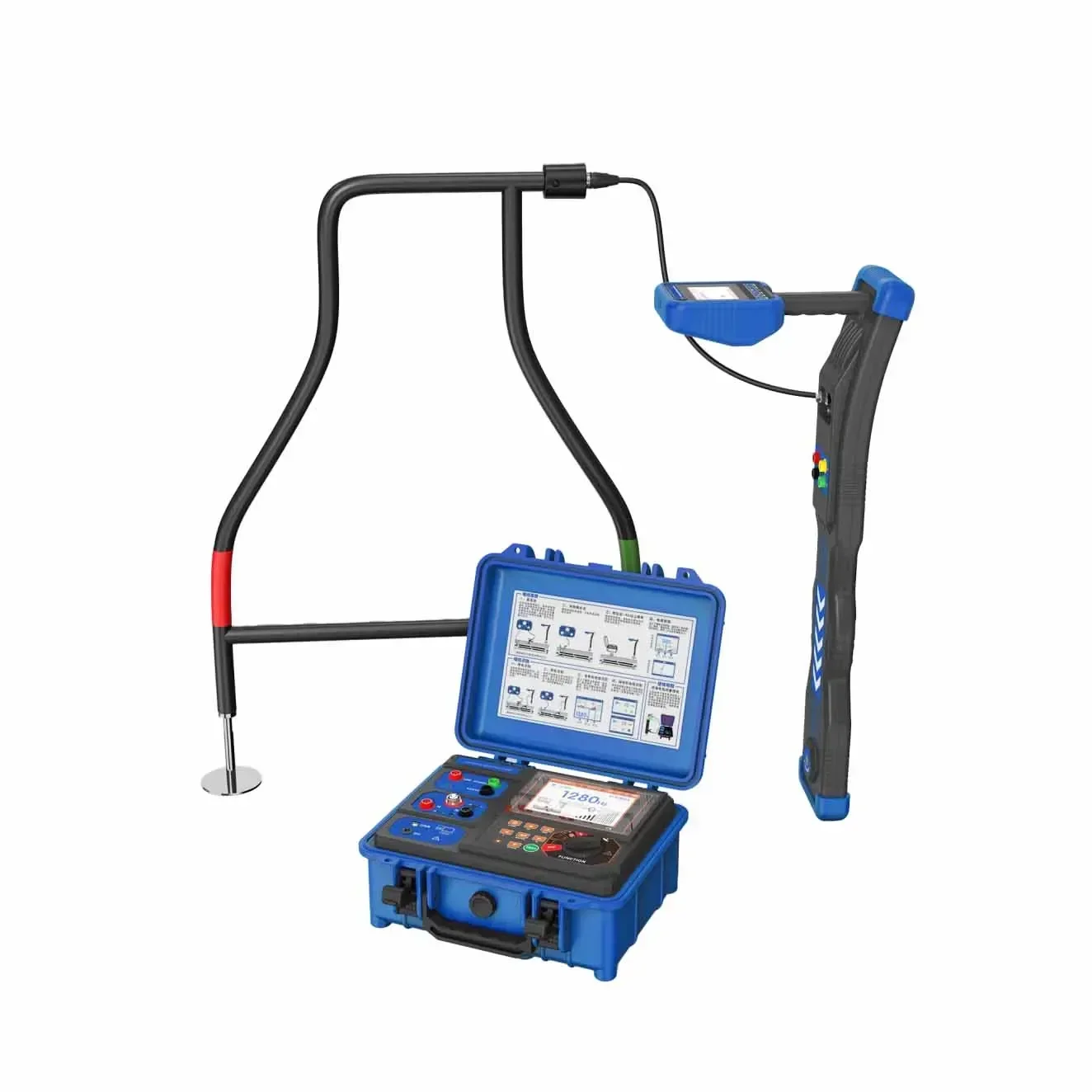 2026/Underground Pipeline Detector KT-9500G Metal Pipeline Cable, Wire, Optical Cable, Buried Depth Current Positioning Detector