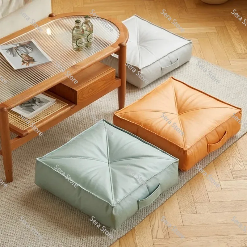 Pu Tuan Cushion, Tatami Mat, Bay Window, Balcony Floor, Thickened Circular Low Stool, Japanese Style Seat Cushion, Sofa Stool