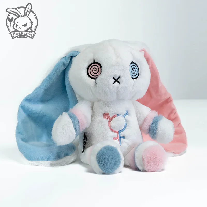 Plushie Dreadfuls Cute Plush Rabbit Soft Fluffy Stuffed Animal Comforting Plush Toy For Home Decor Surprise Holiday Gift