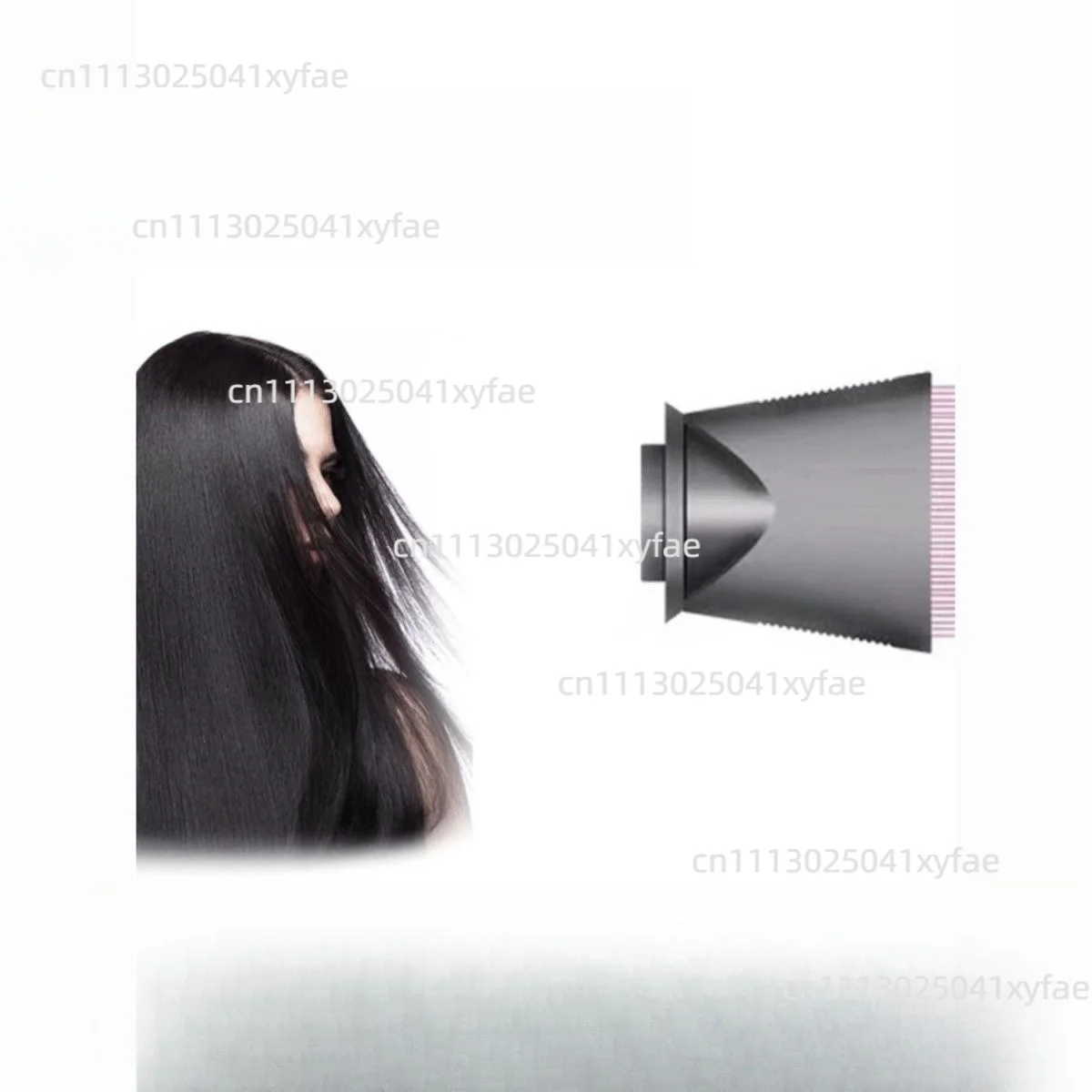 Magnetic Flat Styling Nozzle for Dreame gleam and glory Hair Dryer Professional Concentrated Airflow Attachment