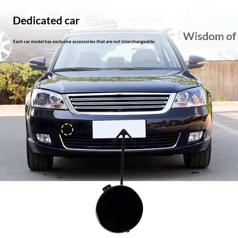 Applicable to 09-11 Volkswagen Passat Collar Trailer Cover Front Bumper Tow Hook Tow Rope Cover Accessories