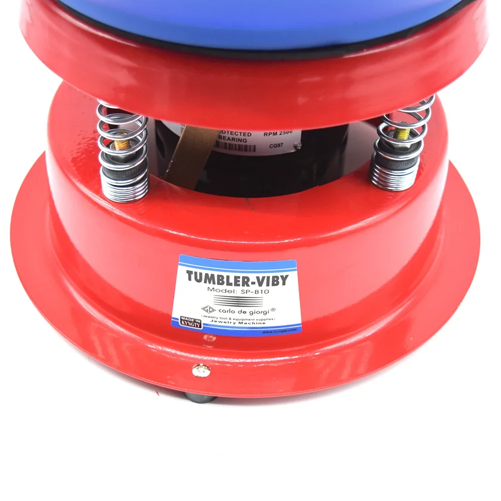 10inch Capacity 3kg Jewelry Tools & Equipment Vibration Polishing Machine Jewelry Polisher Tumbler