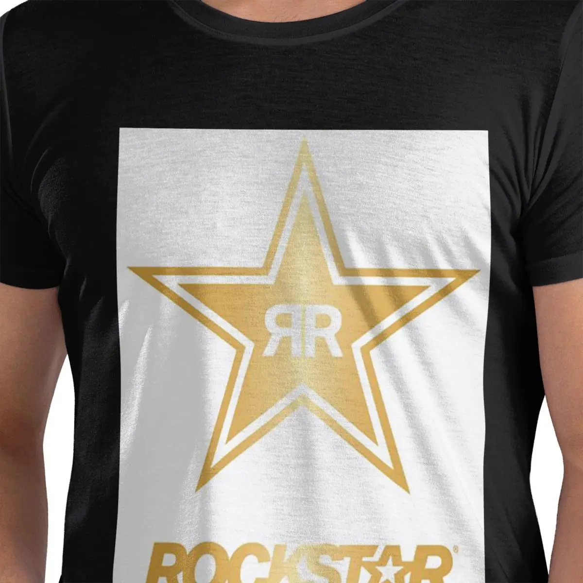 

Rockstar Energy Drink футболка из 100% хлопка, мужские классические футболки, мужские футболки с круглым вырезом и коротким рукавом, S-6XL