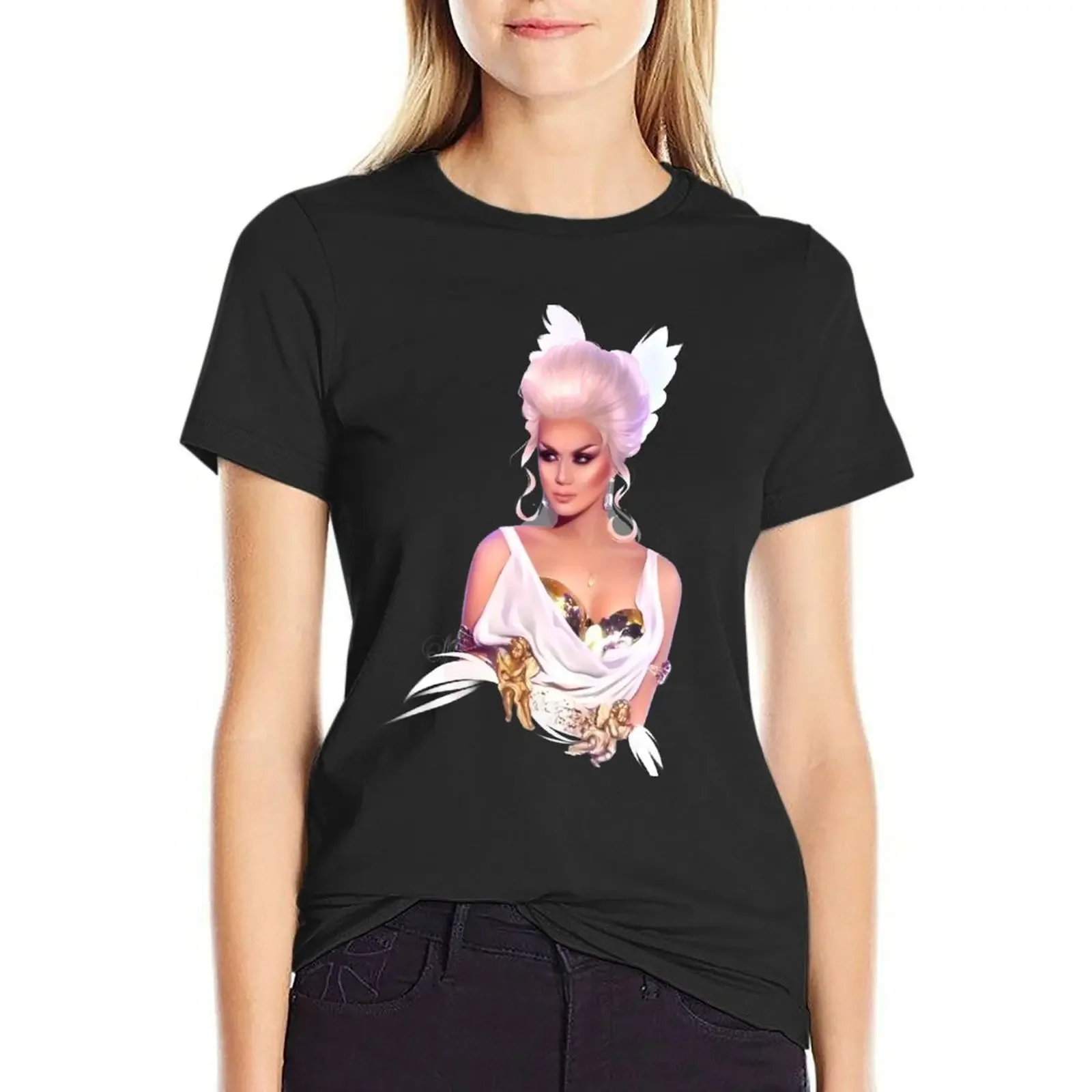 

Manila AS4EP5 T-Shirt funnys korean fashion new edition fashion woman blouse 2025