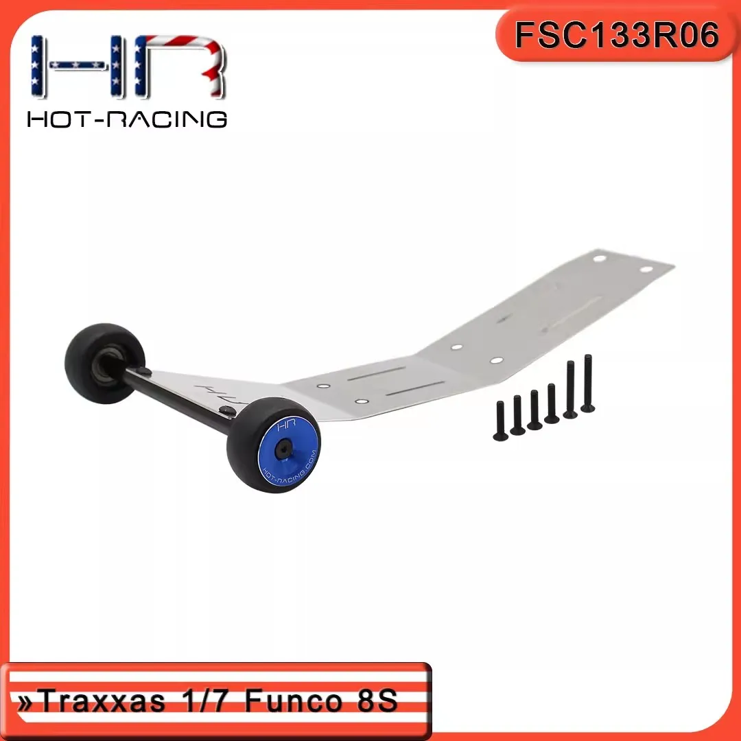 

HR Steel Rear Guard Plate and Wheelie Bar Kit for Traxxas 1/7 Funco 8S