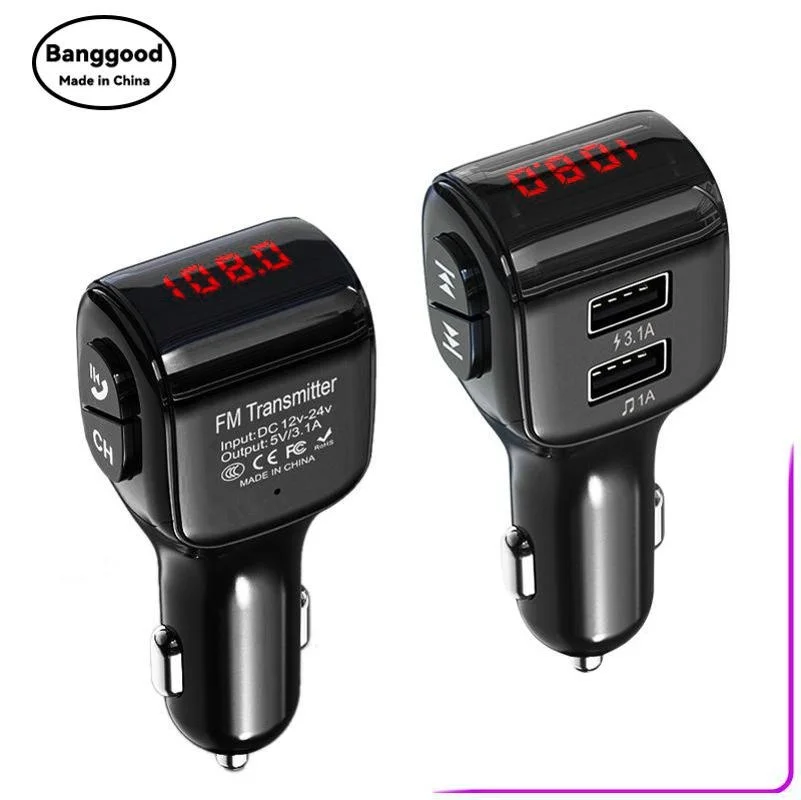 

A01 New Mini 5.0 Car Wireless Bluetooth MP3 Dual USB Car Charger FM Transmitter New Product Spot Wholesale