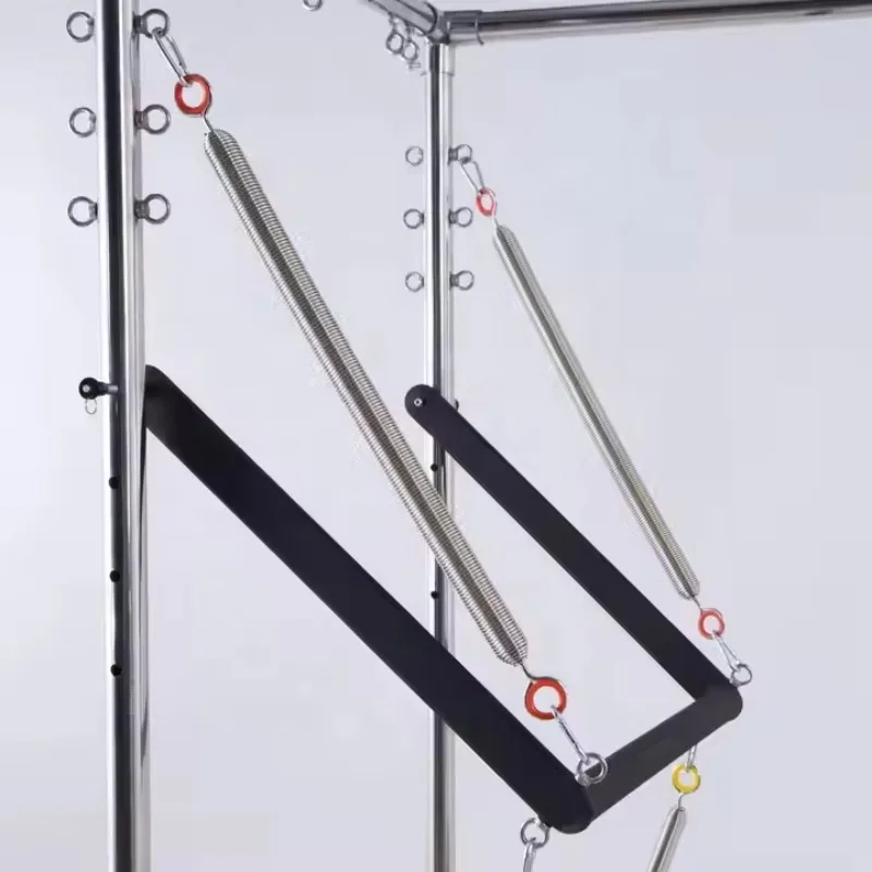 YTYIN كلاسيكي خمر سوينغ الأساسية السرير المصلح برج دائم خشب البلوط بيلاتيس استوديو ممارسة تجريب بيلاتيس سرير متأرجح المصلح #4