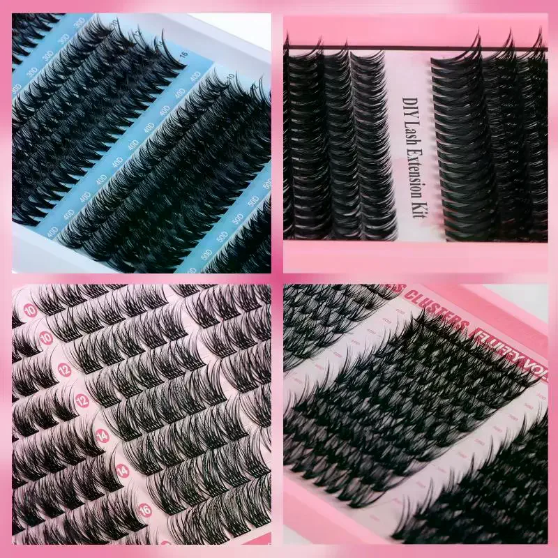 176/300/320/400Pcs Fluffy Eyel - Eyelash Extension Kits ulasan dan harga