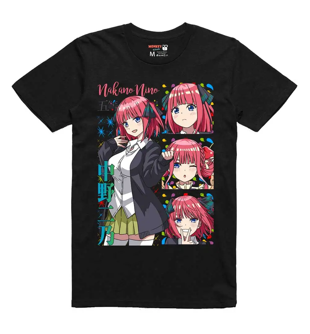 Nino Nakano Quintessential Quintuplets T-shirt – Tsundere Sister with Headphones & Blushing Confession Scene