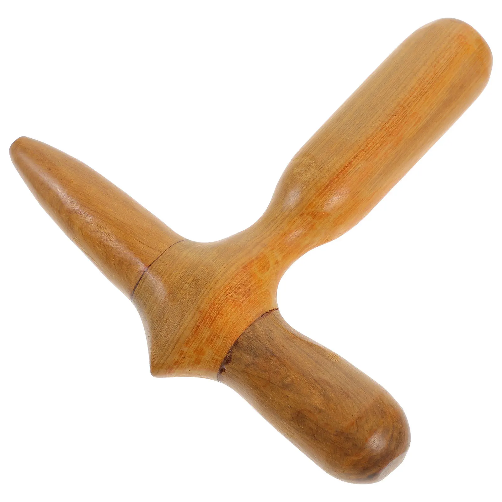 

1pc Wooden Massage Stick Smooth Acupressure Tool For Body Face Leg Meridian Relief Durable Massaging Rod Home Outdoor Use