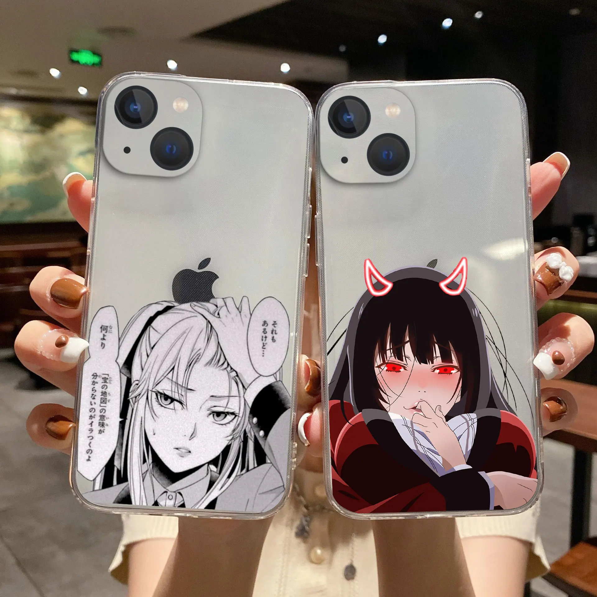 Cute Anime Kakegurui Jabami Yumeko Phone Cover For iPhone 11 12 13 14 15 16 Pro Max 14 15 16 Plus 13 Mini Soft Silicone Case