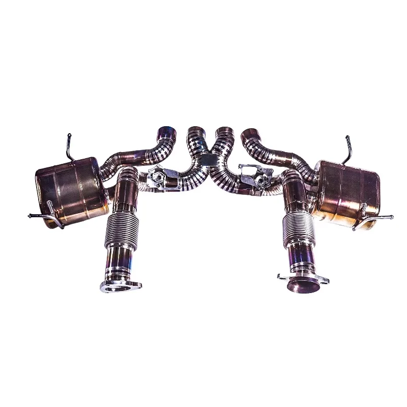 GFC Exhaust Pipe for Corvette C8 Z06 5.5L Titanium Alloy Valve Exhaust Muffler System