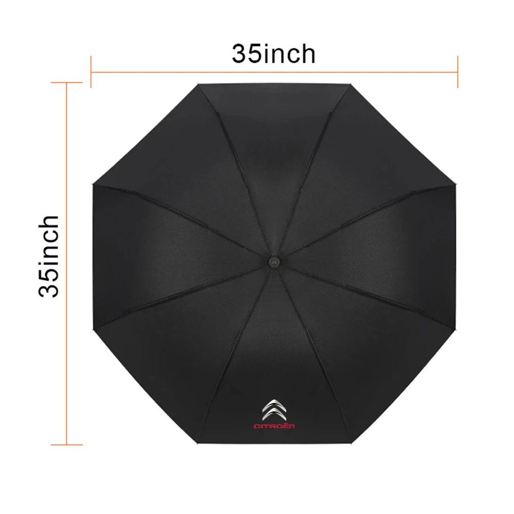 High-end Car Folding Sunshade Windproof Umbrella For Citroen C1 C2 C3 C4 Picasso C4L C5 C-ELYSEE Berlingo Cactus Saxo DS DS3 DS4 view 2
