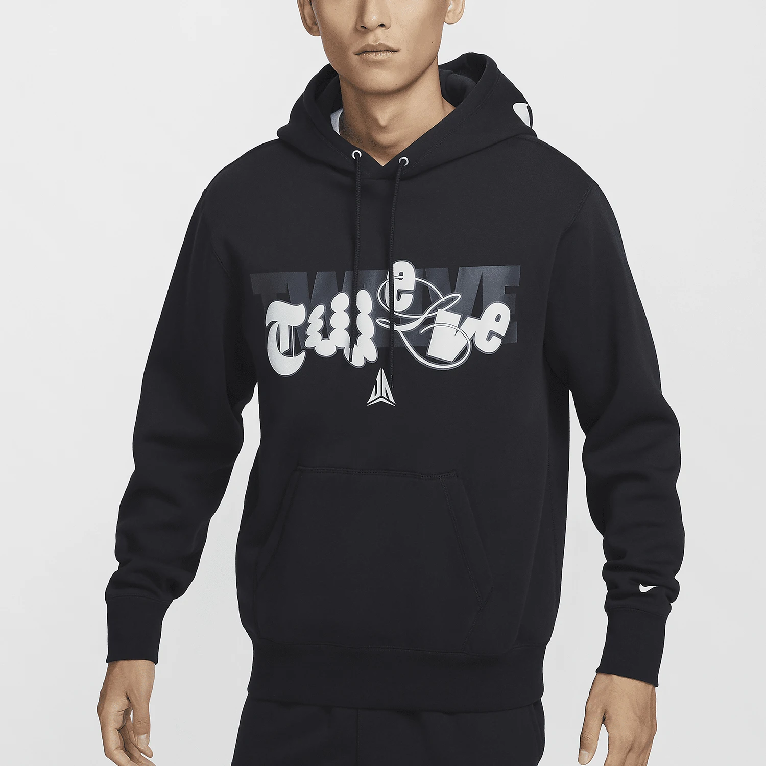 

Оригинальная мужская флисовая баскетбольная толстовка Nike Ja Club Fleece FZ1039-010