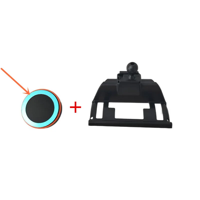 1Set ABS For 2016-2021 Toyota Fortuner Grand Koleos Special Car Phone Holder Fixed Bracket Stand Mobile Magnetic Attraction