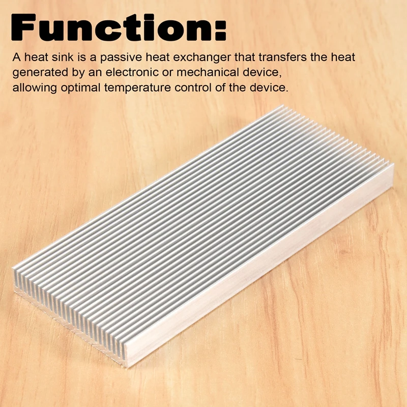 24-Hour Delivery Aluminum Heat Sink Heatsink For High Power LED Amplifier Transistor 100X41x8mm