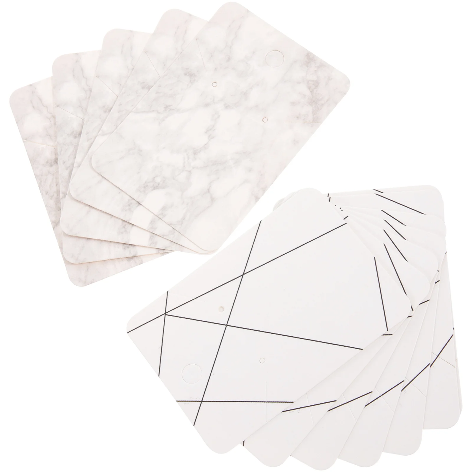 100 قطعة بطاقات مجوهرات فارغة ارتداء مقاومة صديقة للبيئة من الورق المقوى لقلادة القرط عرض تخزين المشاريع الحرفية ذاتية الصنع #3