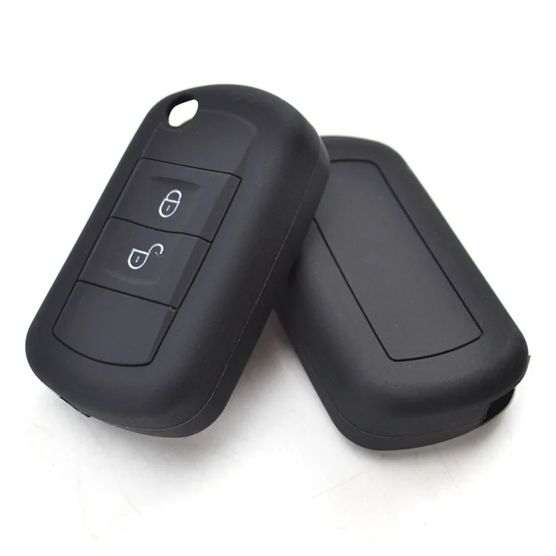 Silicone Car Remote Key Fob Shell Cover Case For Land Rover LR3 Discovery 3 Range Rover Sport Vouge Skin Holder Protector