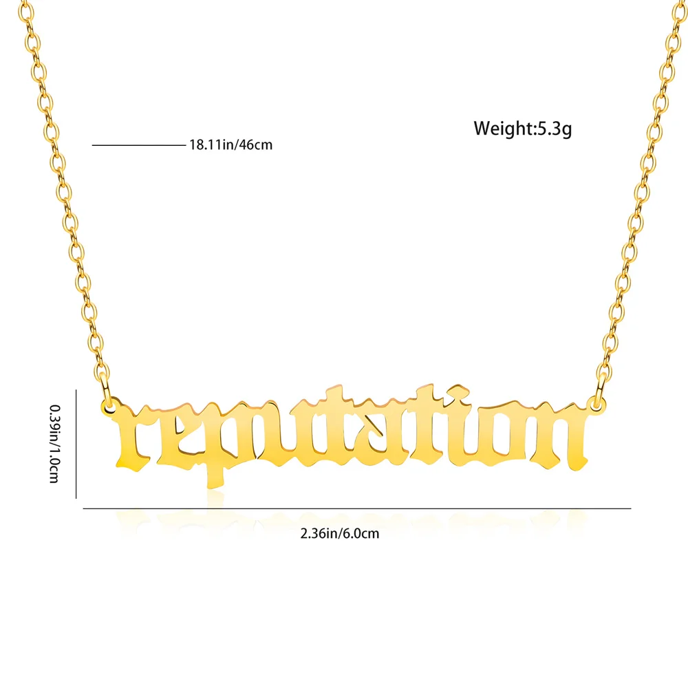 Taylor the Swift 2018 Classic Reputation Stadium Tour Concert Commemorative Series Pendant Cosplay Jewelry for Fans Friends Gift