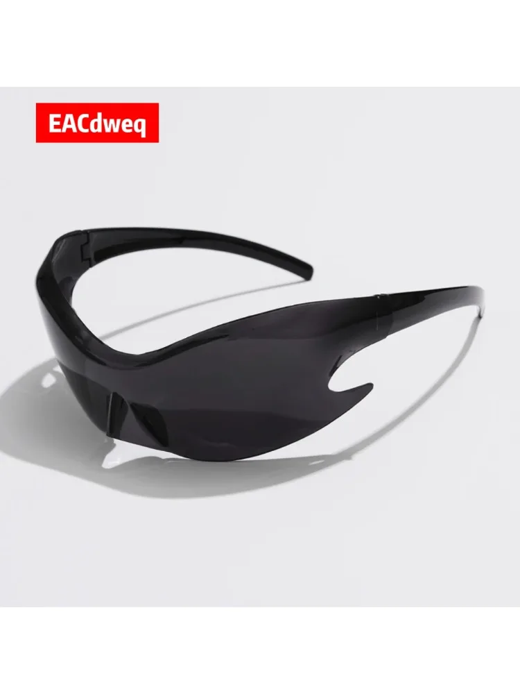AliExpress CEYYOR 1/6pcLuxury Brand Sports Punk Y2K Sunglasses Women Men Unique Goggle One Piece Sun Glasses For Male Cycling Hip Hop Shades UV400