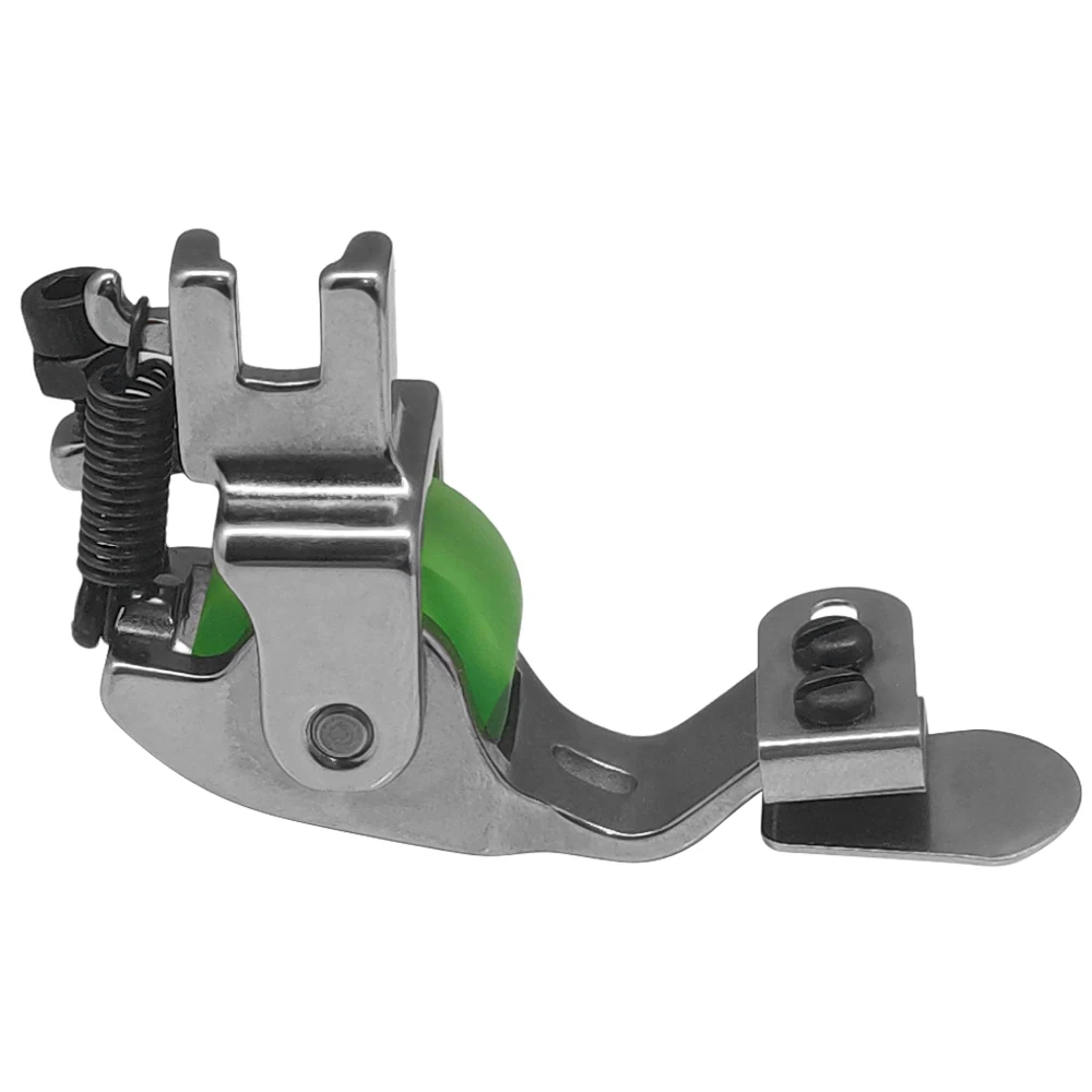 Adjustable Width T351 Downward Bottom Curling Presser Foot Hemming Folding Roller Foot For Industrial Sewing Machine Accessories