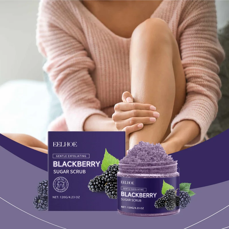 

Blackberry Sugar Body Scrub Gentle Cleansing Exfoliating Scrub for Smooth Skin Hydrating Moisturizing Body Care Scrub