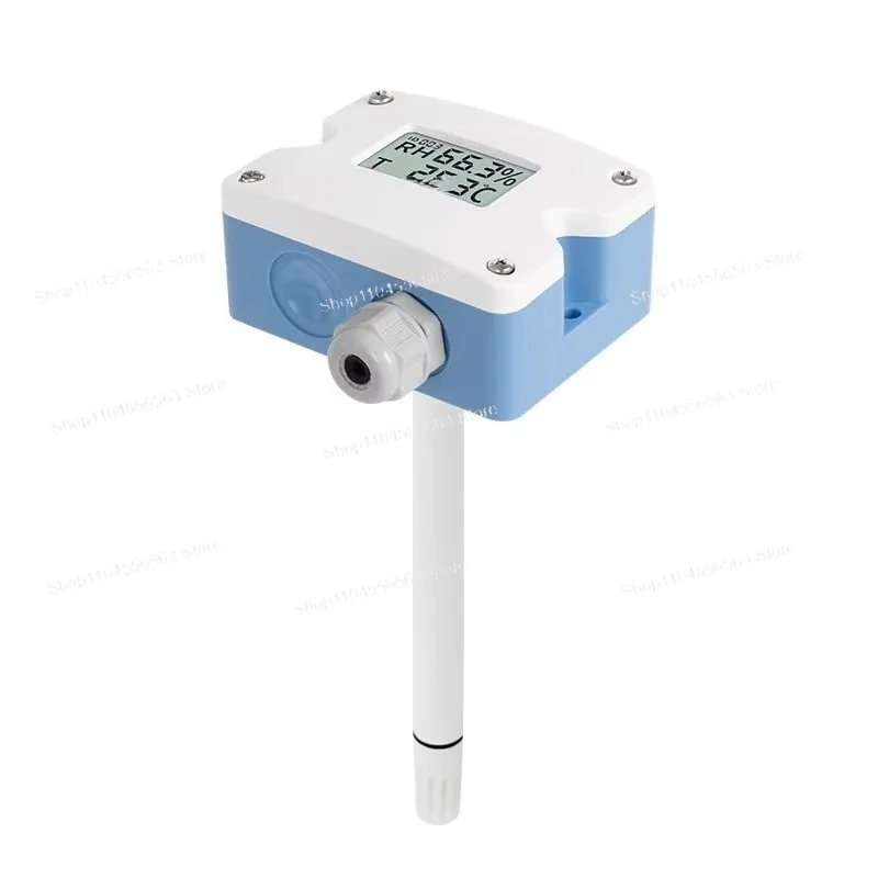 Temperature & Humidity Sensor 4-20mA Wall-Mounted Transmitter with Display RS485 Hygrometer