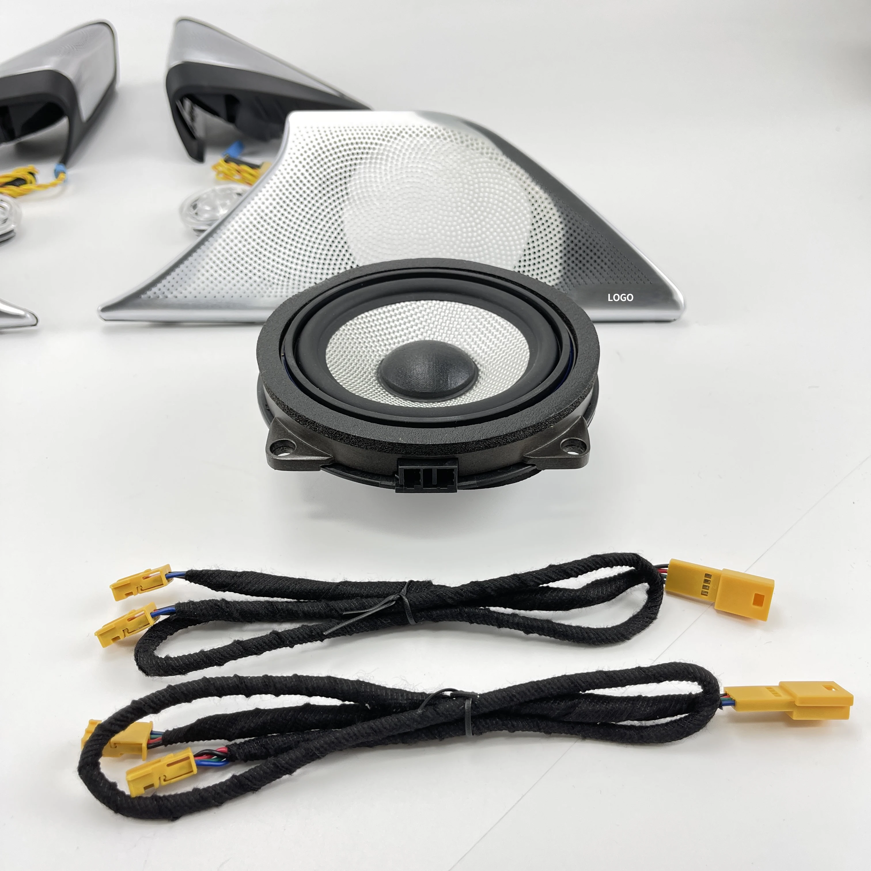 Luminous LED Cover For BMW G30 G31 New 5 Series Door Midrange Tweeter Lossless Sound Quality HiFi Music Stereo Speakers Horn