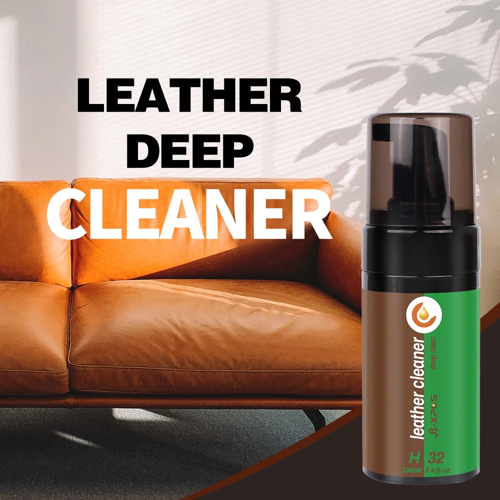 Leather Cleaner Foam Great for Sofa,Boots, Handbags, Car Interior Seat, Furniture Removes Surface Dirt,Salt JB-XPCS H32