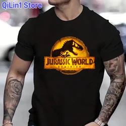 Jurassic Park T Shirt Men Anime Shirt Jurassic World Baby Blue Raptor Printed Men'S T-Shirt Graphic T Shirts Mens Tshirt Camisa