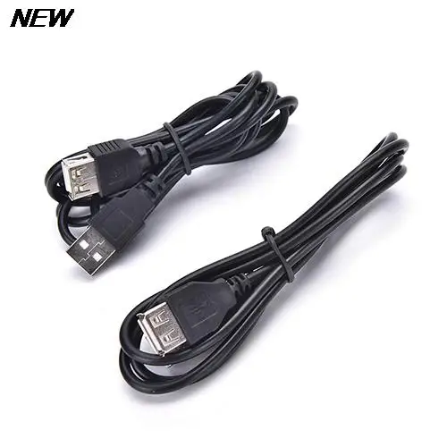 New 1m/1.5m USB 2.0 EXTENSION Cable Lead A Male Plug To A Female Socket Short Supports Hi-Speed 480 Megabit Extend Any USB Cable