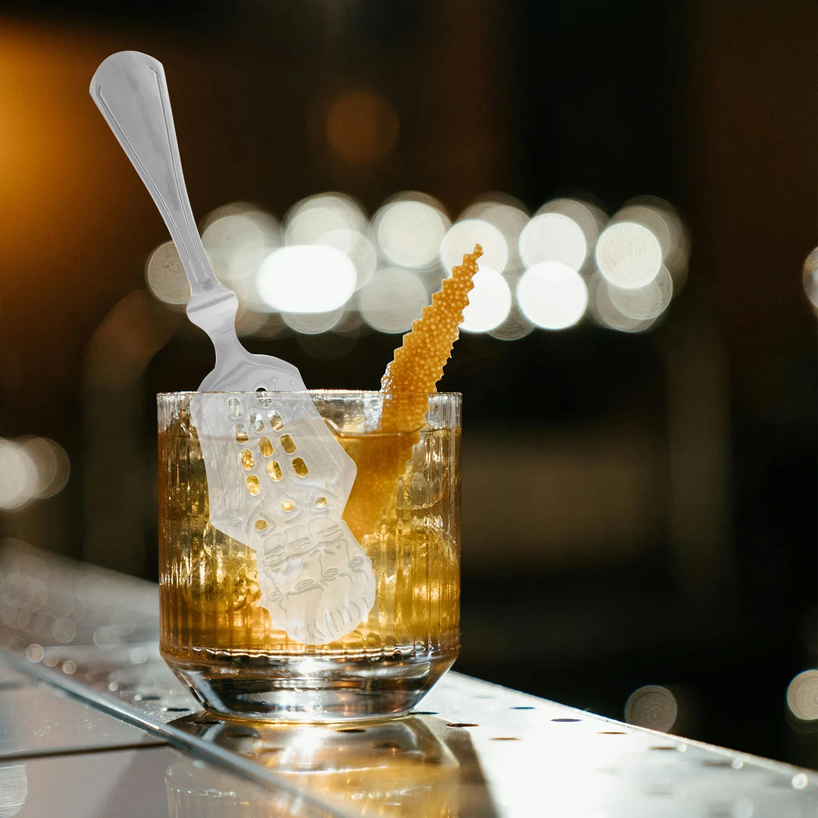 Absinthe Spoon Stainless Steel Hollow Slotted Dripper Sugar Cube Strainer Bar Accessory Decorative Absinthe Filter Cocktail Tool