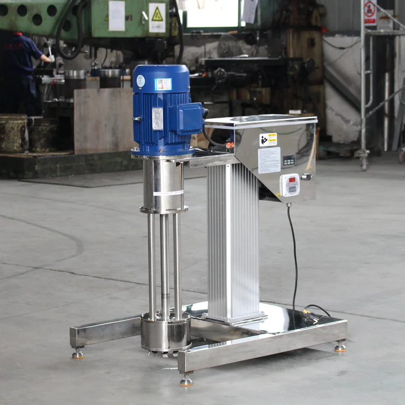 50L Lab Vertical Basket Milling Machine Zirconium Ceramic Beads Grinding Dispersion Mill with Time-meter