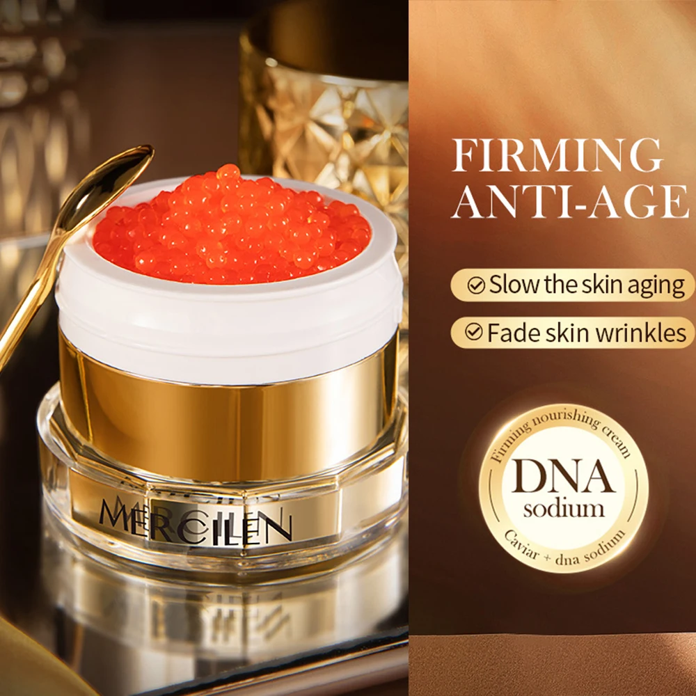 

Caviar DNA Sodium Collagen Oil Control Moisturizing For Facial Cream Shrink Pores Smooth Day Cream Skincare Beauty Face Cream