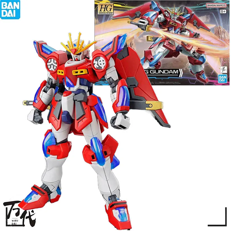 

Женская Оригинальная фигурка Bandai из аниме HG 1/144 SHIN burn GUNDAM, экшн-фигурки, сборные игрушки, подарок, коллекционная